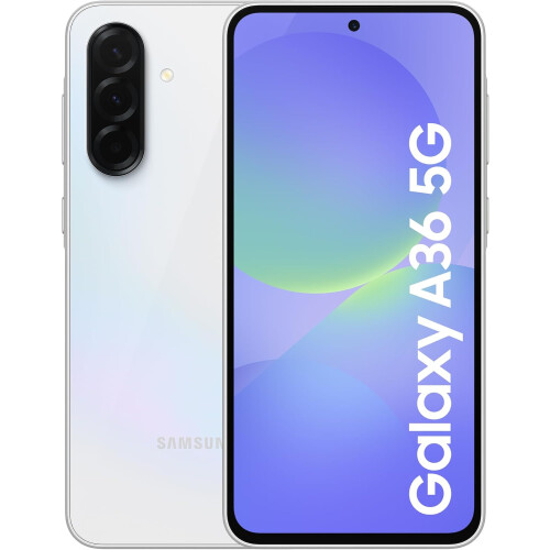 Samsung Galaxy A36 5G Smartphone, Awesome White, 8GB RAM 128GB