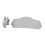 Motorrad-Windschutzscheibenhalter Transparent Silber 5