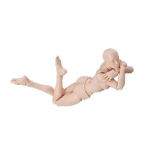 PVC-Frauen-Actionfigur Körper in Hautfarbe zum Posen, Zeichnen und Familiengebrauch