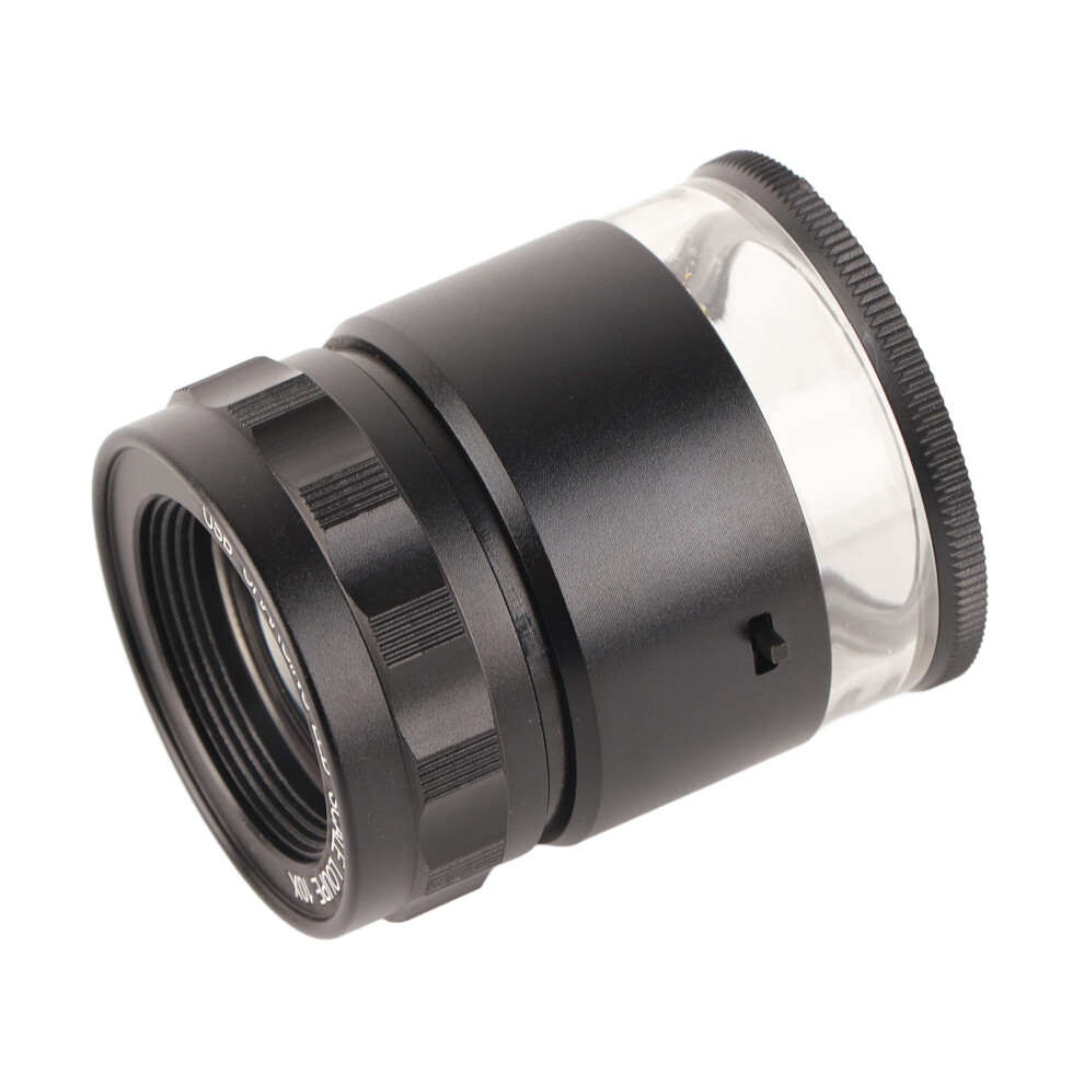 Illuminated Jewelers Loupe 6 LEDs 10X Rechargeable 28mm Field LED Jewelers Magnifier for Coin