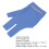 3-Finger Billard-Queue-Handschuhe Blau, 14 g, Durchschnittlich 7