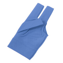 3-Finger Billard-Queue-Handschuhe Blau, 14 g, Durchschnittlich