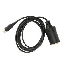 Type C auf Zigarettenanzünder-Adapter 4.9ft 15V3A 45W