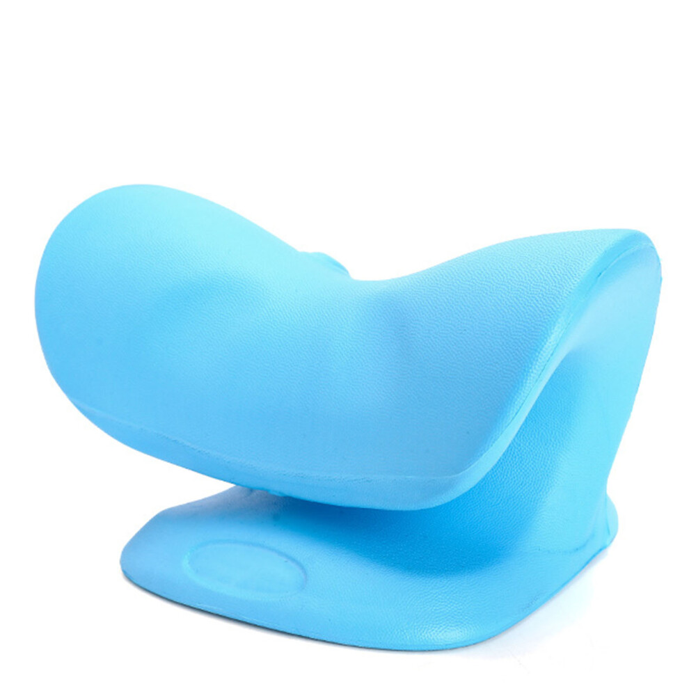 Blue Neck And Shoulder Relaxer Reduce Pain Neck Stretcher Cervical Traction Device For Cervical Spine Alignment