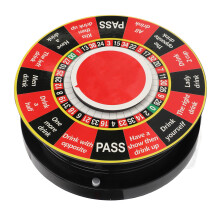 Prize Wheel Electric Spin Wheel Roulette Game Drinking Wheel for Home Party KTV Bar