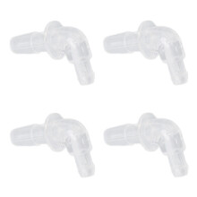 10 Stück BTE-Schlauch-Adapter, transparent für Box-Typ