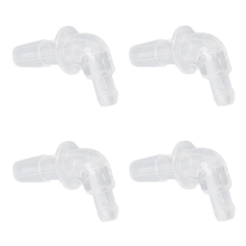 10 Stück BTE-Schlauch-Adapter, transparent für Box-Typ