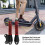 Scooter Stoßdämpfer Schwarz Rot 40x70x95x32mm 11