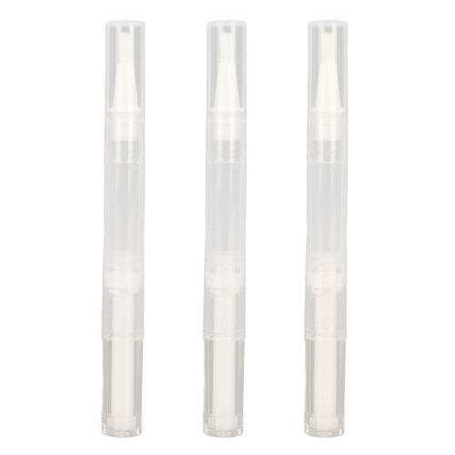 3er Pack Transparenter Twist-Pen, 2,5 ml Nagelölbürste 1