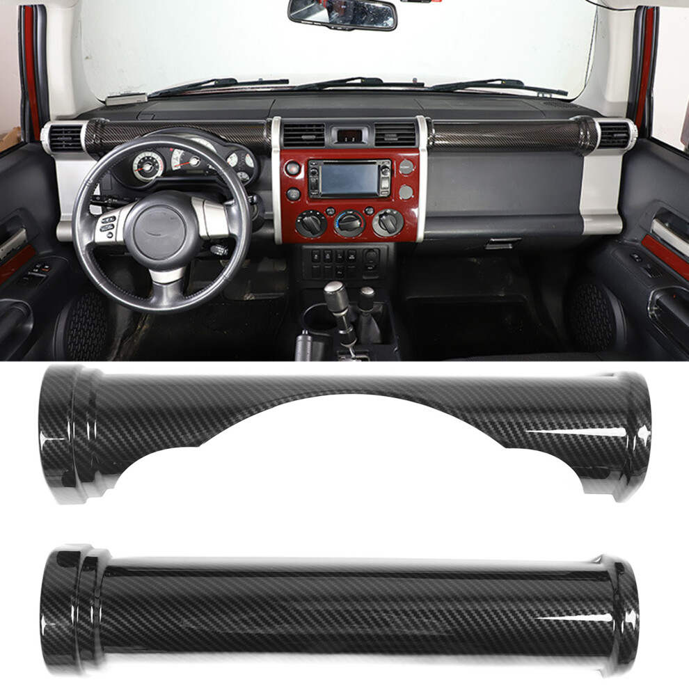 2Pcs Central Control Instrument Panel Decorative Frame Trim Replacement For Fj Cruiser Xj10 2007Â2021 7691319196923