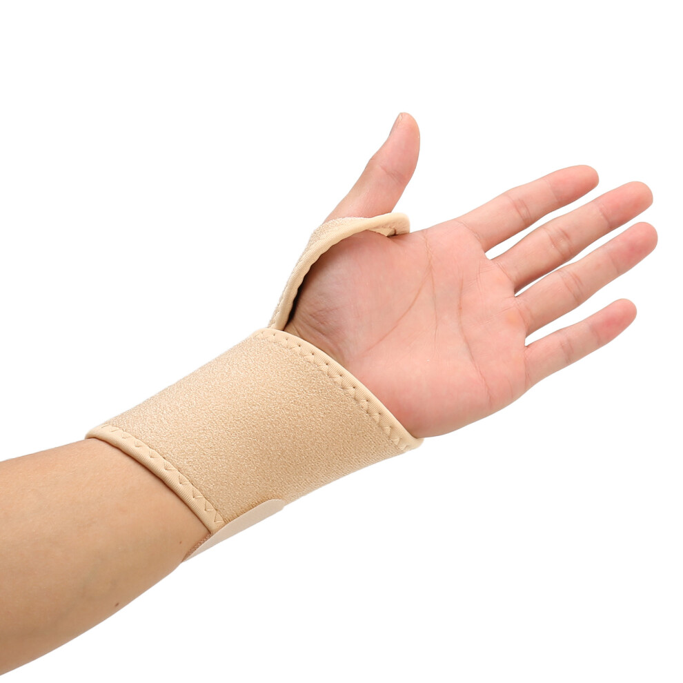 Compression Wrist Brace Reduce Pain Breathable Elastic Adjustable Arthritis Wrist Brace for Joint Injury Skin Color
