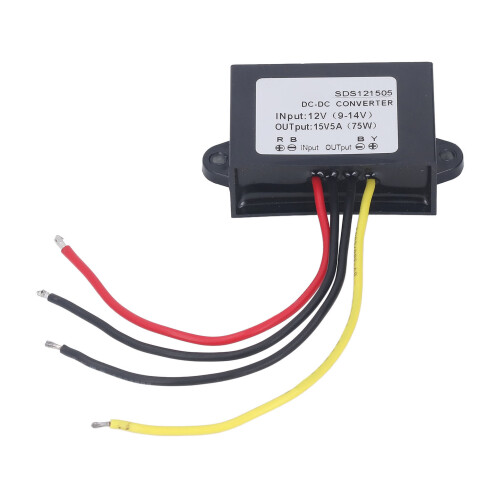 DC-DC Boost Modul IP67 75W 15V Ausgang 9-14V 1