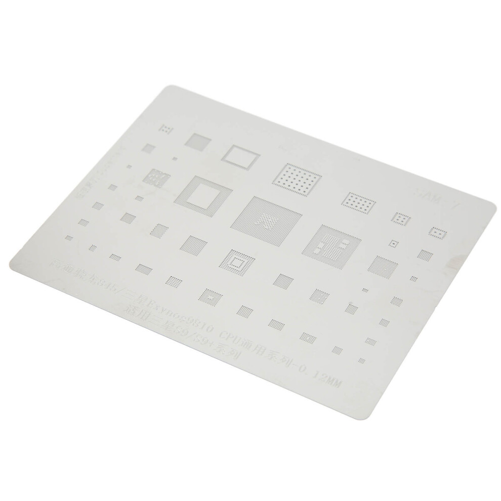 Phone Tin Reballing Stencil Accurate Positioning Cpu Tin Planting Template For Samsung S9 Series 8141319219713