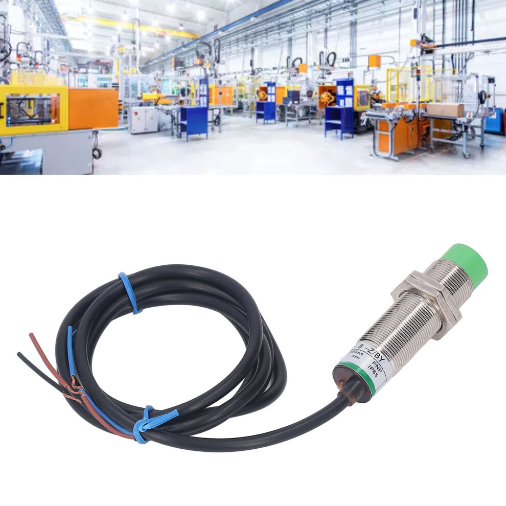 5Pcs Inductive Proximity Sensor Pnp Normally Open Short Circuit Protection M18 Proximity Switch 6Â36Vdc 9341319219785