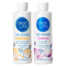 Shampoo- und Conditioner-Set ohne Ausspülen - 8 fl oz pro Flasche - Für frisches, sauberes Haar