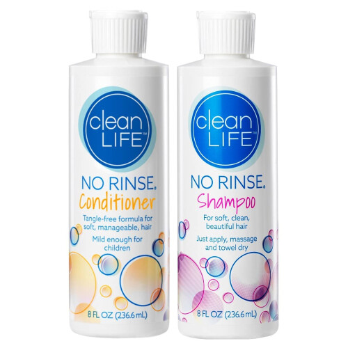 Σαμπουάν και Conditioner Χωρίς Ξέβγαλμα - 8 fl oz ανά Φιάλη - Φρέσκα και Καθαρά Μαλλιά