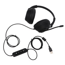 PC Headset Noise Canceling Volume Adjustment USB Computer Gaming Headphones with Microphone
