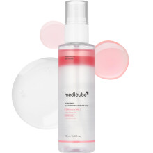 medicube Salmon DNA PDRN Pink Glutathione Spray Serum I Pink Glass Glow Serum Mist para humectante, calmante y reafirmante, tono de piel desigual