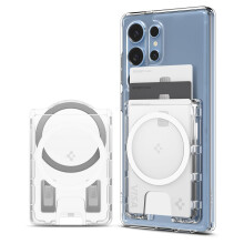 Spigen Ultra Hybrid (MagFit), magnetischer Brieftaschen-Kartenhalter (MagFit), entworfen fr Galaxy S25 Plus Ultra Edge, magnetische Hlle, nur iPhon