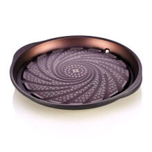 TECHEF - Stovetop Korean BBQ Non-Stick Grill Pan Made in Korea (Purple)