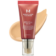 MISSHA M Perfect BB Cream Nr. 25 Warmes Beige fr helle/mittlere Haut mit neutralem Hautton LSF 42 PA +++ / 1,69 Fl Oz  Getnte Feuchtigkeitscreme f