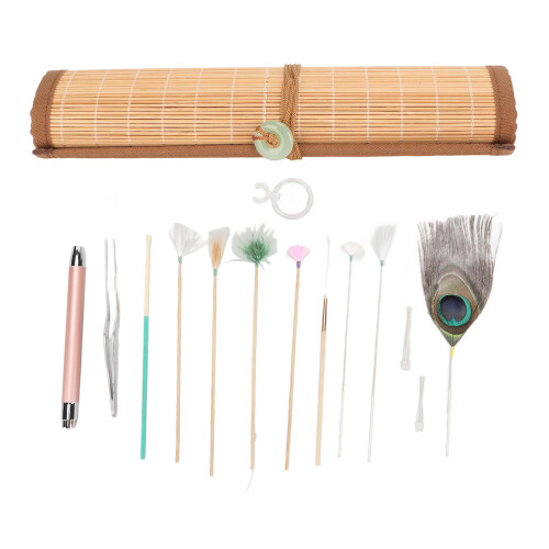 Ohrenschmalz-Entferner Massage-Set 8-Federn-Stick-Set 1