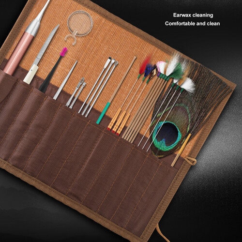 Ohrenschmalz-Entferner Massage-Set 8-Federn-Stick-Set 2
