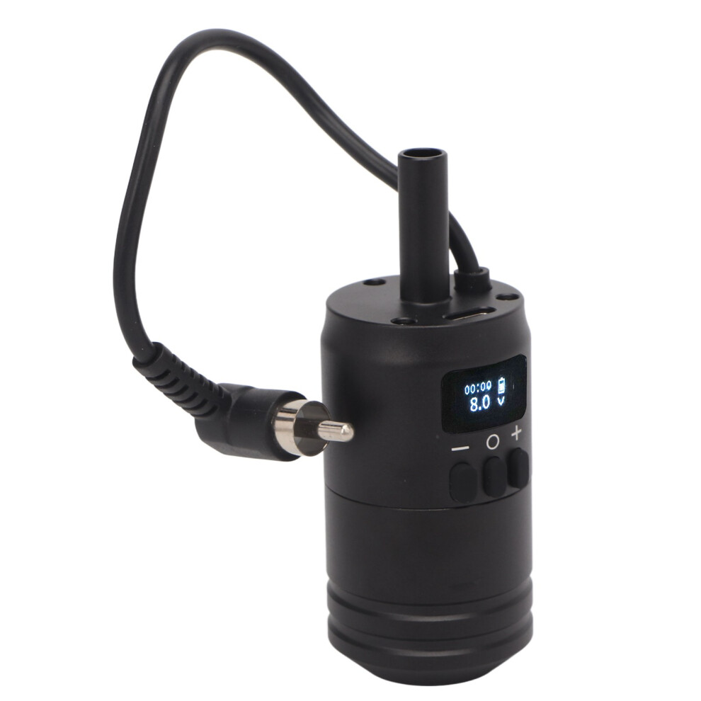 2 In 1 Tattoo Cartridge Grips Kit RCA Interface Portable Wireless Tattoo Power Supply Kit 1600mAh