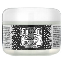 Elizavecca 3D Peptide Elastic Water Bubble Cream 100ml/3.53oz - Bubble Face Cream | Bubble Skin Care | Hyaluronsyrakrm | Stor storlek vattenkrm