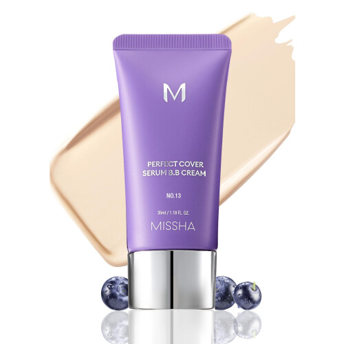 Missha, Perfekter Deckungsserum B.B Creme, Nr. 13 Hell Hell, 1,18 fl oz (35 ml)
