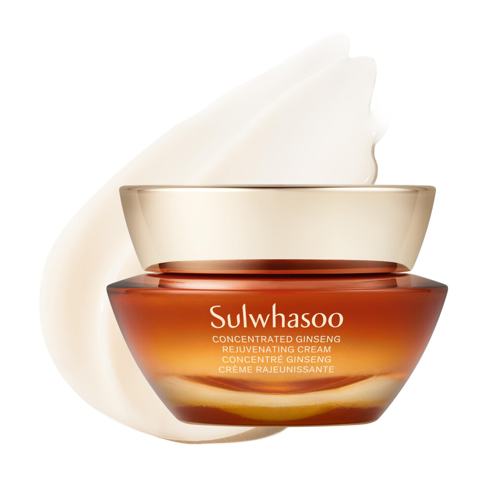 Sulwhasoo Cream Concentrated Ginseng Rejuvenating - Korean Ginseng & Peptide Anti-Aging Moisturizer With Vitamin C Derivative & Squalane For Wrink