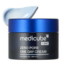 Medicube Zero Pore One-Day Cream 1.7 fl.oz - Visibly Smaller Pores Controls Excess Oil - Pore Refining Cream with Panthenol Salicylic Acid and