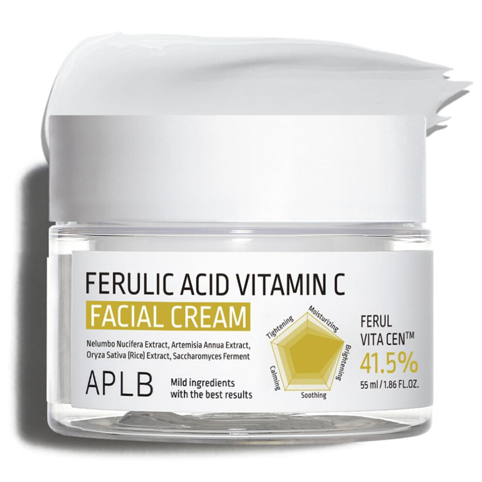 Apb Cream/Dark Aplb Ferulic Acid Vitamin C Facial | Ferul Vita Cen 41.5% 1.86 Fl.oz/Korean Skincare Antioxidant Wrinkle Care Spots Elasticity Car