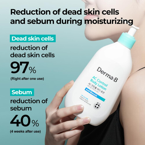 Lotion de Corp AC Control Derma:B, Anti-Pustule, 13.52 fl oz (400 ml) 2