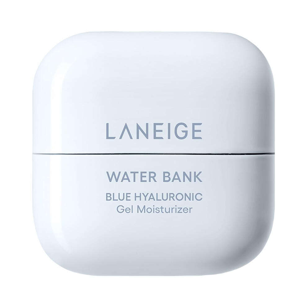 Laneige Water Bank Hyaluronic Gel Moisturizer Mini: With Mint Extract Hypoallergenic Dermatologist-Tested Blue