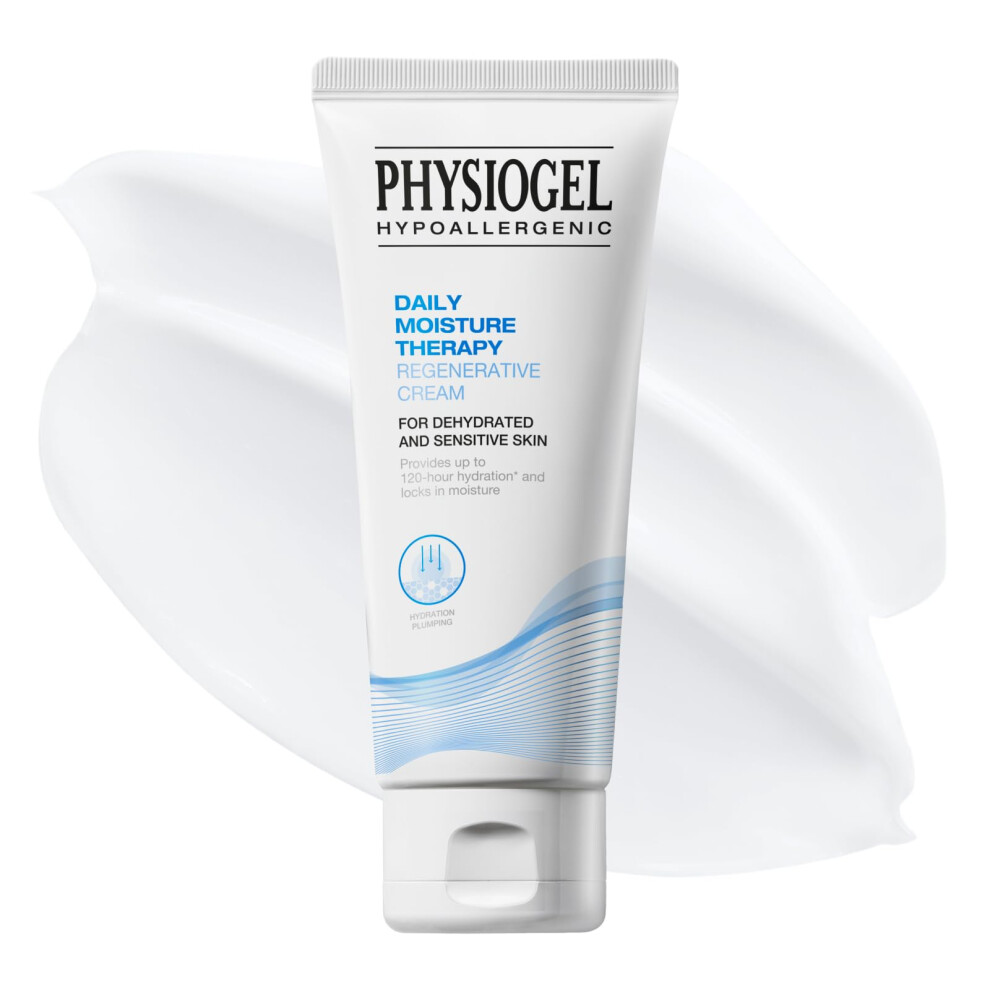 Physiogel Facial Moisturizer Provides 120-Hour Lasting Hydration Korean Skin Care Fragrance Free Strengthens Skin Barrier Lightweight Cream F