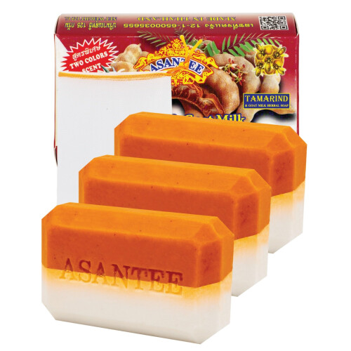 Asantee SABO DE ERVAS ASANTEE TAMARIND E LEITE DE CABRA 125 G. (Pacote de 3)