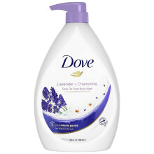 Dove Go Fresh Shower Gel Body Wash  Lavender and Chamomile  33.8 Ounce Pump Bottle
