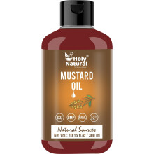 Olej z gorczycy (10,15 FL Oz/300 ml) - tloczony na zimno, czysty i naturalny, tloczony na zimno, bez GMO, nieobrobiony i nierafinowany. Zawiera k