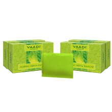 VAADI Herbals seducente sapone di neem tulsi con vitamina E e olio di t 150G (confezione di 4)