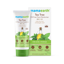 MAMAEARTH Nawilzajacy krem ??do twarzy bez olejku z drzewa herbacianego z kwasem salicylowym | Pomaga zmniejszyc tradzik i pryszcze | Kontroluje