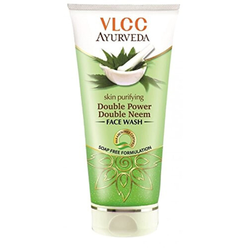 VLCC Skin Purifying Double Power Double Neem Facewash- 100 ml (frpackning med 2)