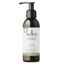 Sukin, Skin Relief, Cream Cleanser, Sensitive, Destressed Skin, Fragrance Free, 4.23 fl oz (125 ml)