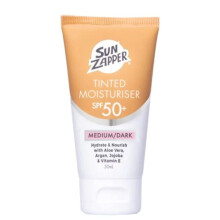 Sun Zapper BB Cream Tinted Moisturizer SPF 50+ Aloe Vera Kakadu Plum Jojoba Vitamin E 50mL 1,69oz (Medium/Dark) Fuktighetskrm tillverkad i Austr