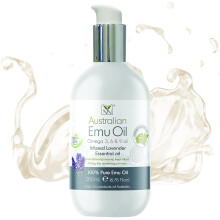 Emu Oil Pure Skin Moisturizer - Kosteusvoide Nail Body Face Hiusnahka & Hiukset Omega 3 6 9 -vitamiinilla ja mineraaleilla - Australian Emu Oil for S
