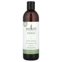 Sukin, Skin Relief, Body Wash, Sensitive, Distressed Skin, Fragrance Free, 16.91 fl oz (500 ml)