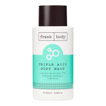 frank body Triple Acid Lichaamswas | Veganistische wreedheidsvrije exfolirende body wash | Gemaakt met glycolzuur en melkzuur om lichaamsacne en