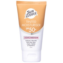 Sun Zapper BB Cream Tinted Sunscreen - SPF 50+ Moisturizer with Aloe Vera, Kakadu Plum, Jojoba, Vitamin E - Light/Medium Shade - 50mL (1.69oz) - Made