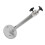 Projector Ceiling Mount 18mm Universal Adjustable Projector Ceiling Mount Stand Bracket for Micro Projector Silver 12