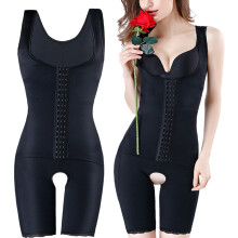 3-reihiges Girdle mit Haken schlankmachendes Shapewear schwarz XL
